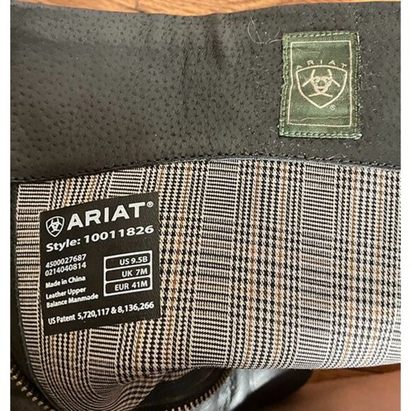 ARIAT black premium leather knee-high riding boots, waterproof, Sz10 - Picture 8 of 8